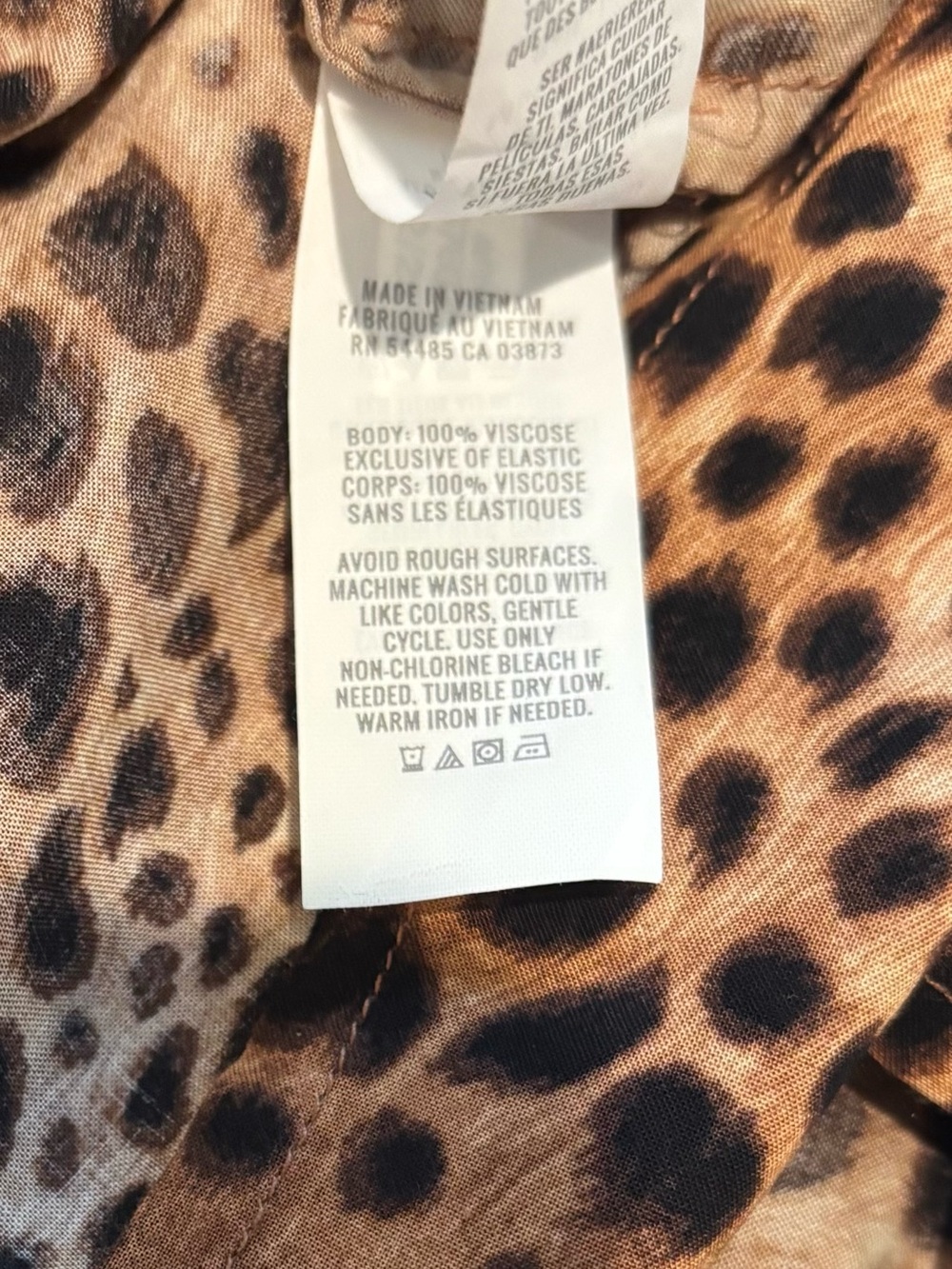 Aerie Leopard Print Wide-Leg Party Pant XL - Picture 9 of 10